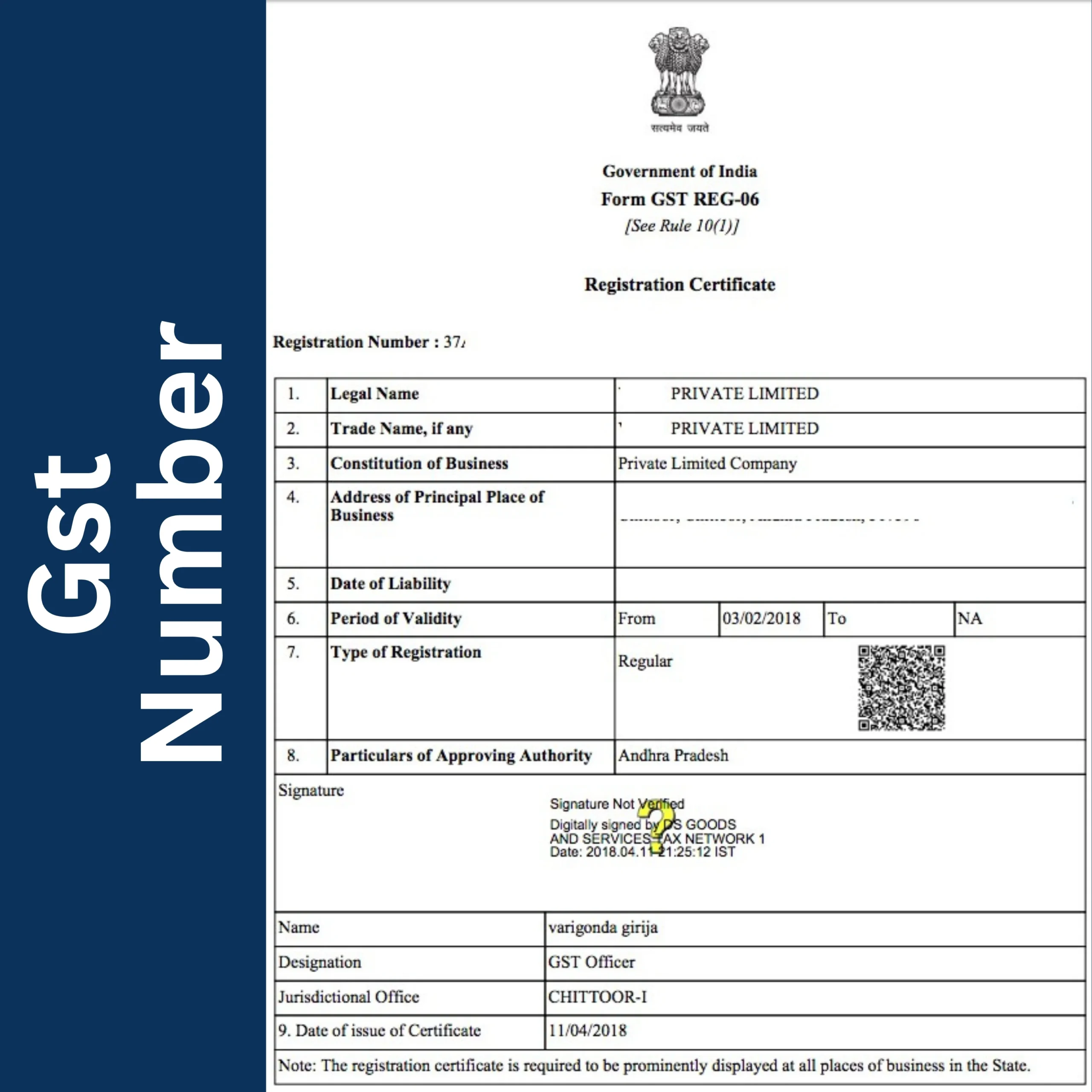 GST Certificate
